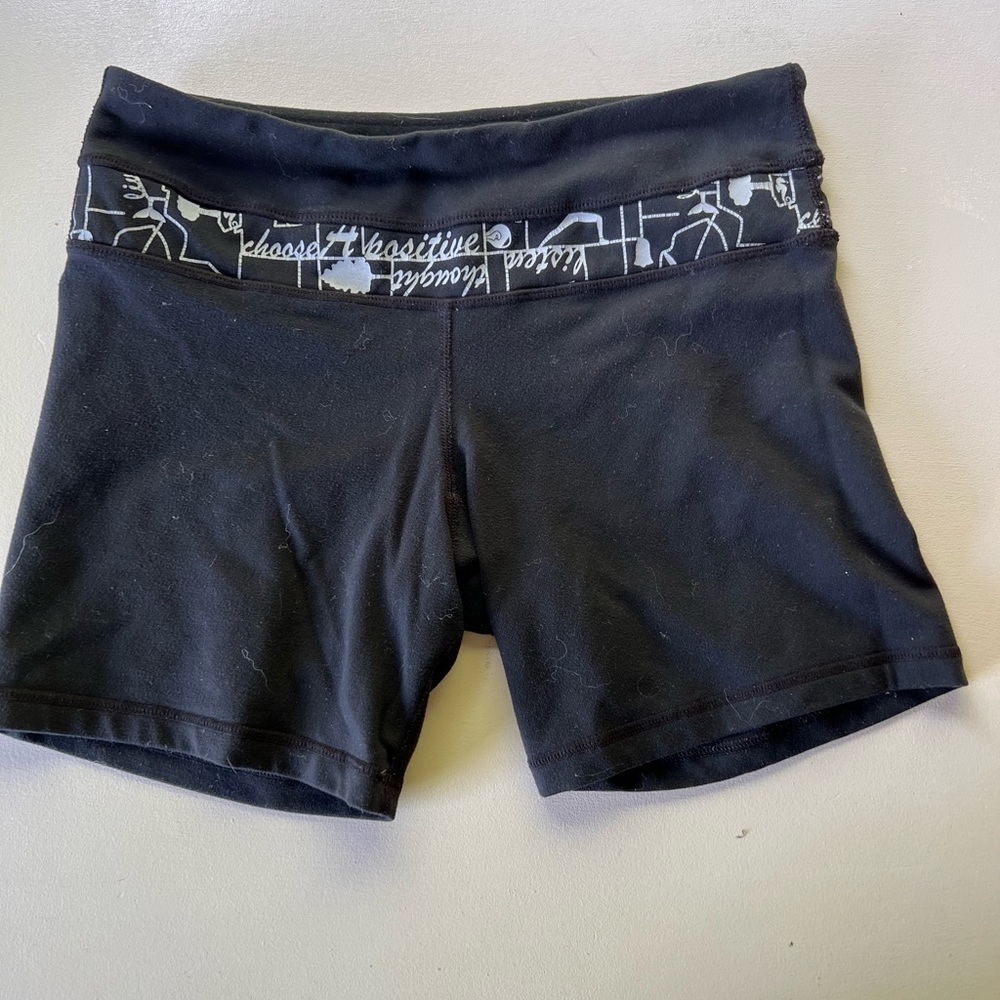 Lululemon Women's Black Athletic Shorts